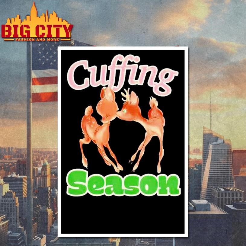 Cuffing Season Two Deer Graphic Shirt