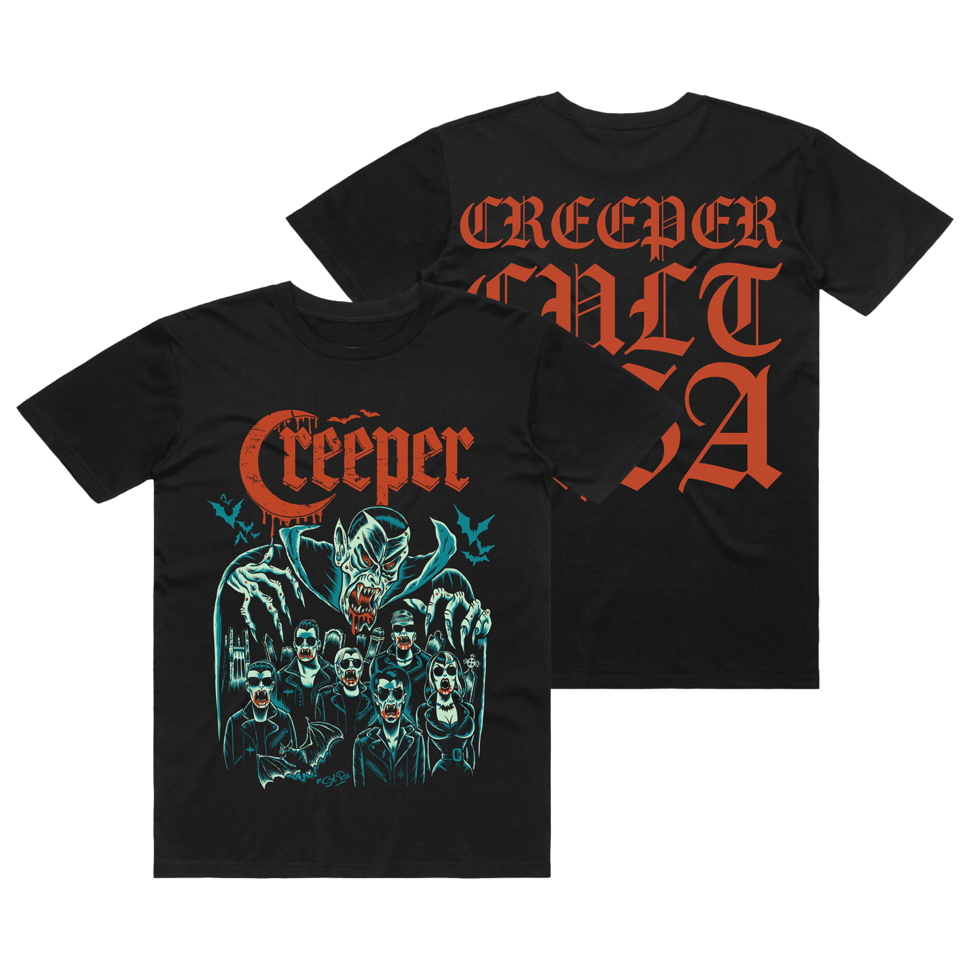 Creeper - Cult Tee Hoodie, Sweatshirt | PureTeeCo.com (Image 1)