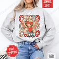 Cupid Vibes Valentines Sweatshirt, Valentine's Day Crewneck, Holiday Women's Sweater valentine sweatshirt valentine day...