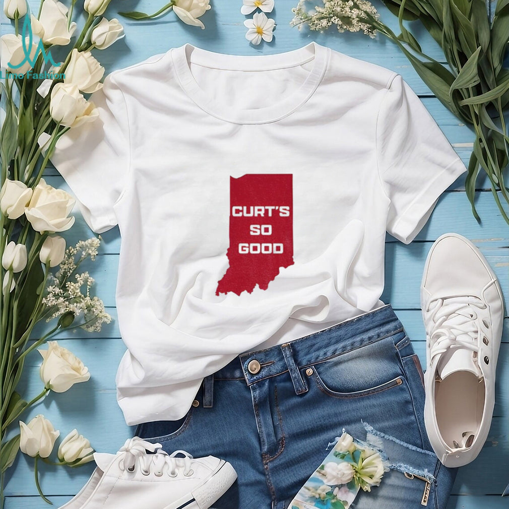 Curt’s So Good Indiana Hoosier football fan sports shirt