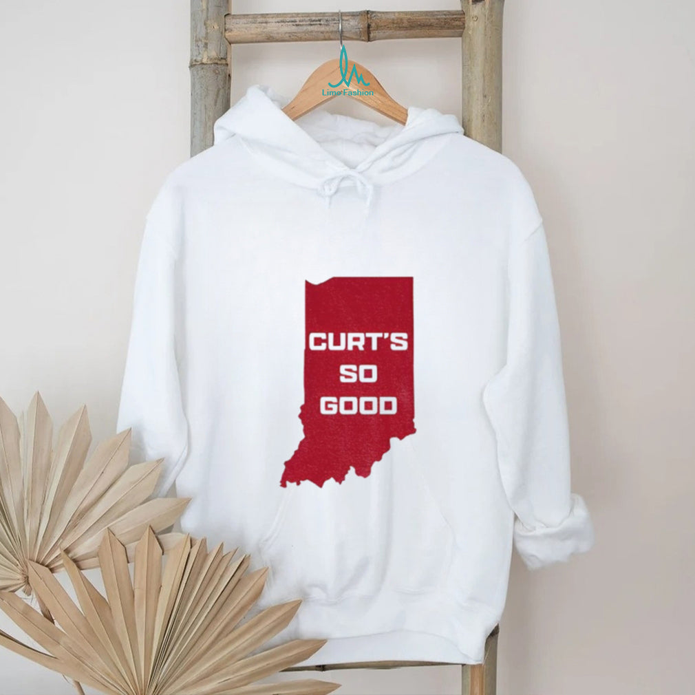 Curt’s So Good Indiana Hoosier football fan sports shirt