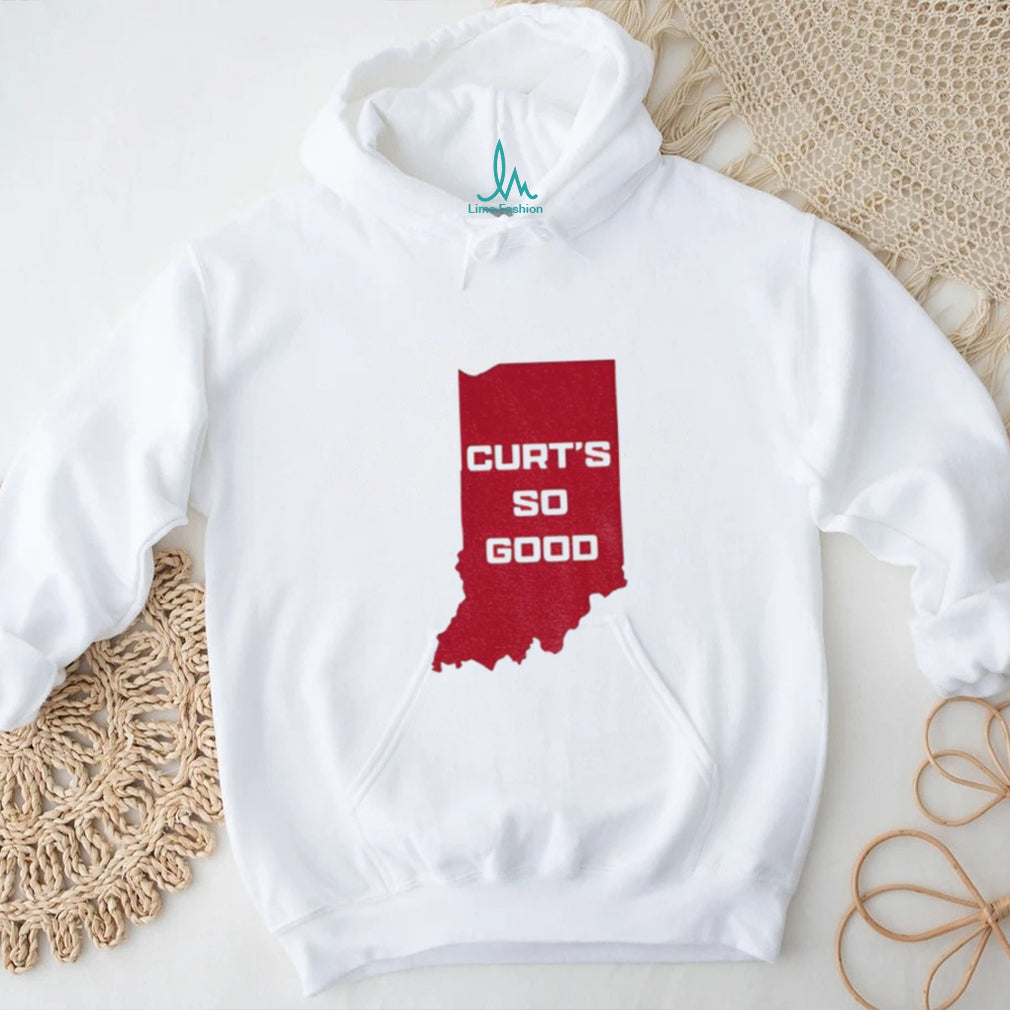 Curt’s So Good Indiana Hoosier football fan sports shirt