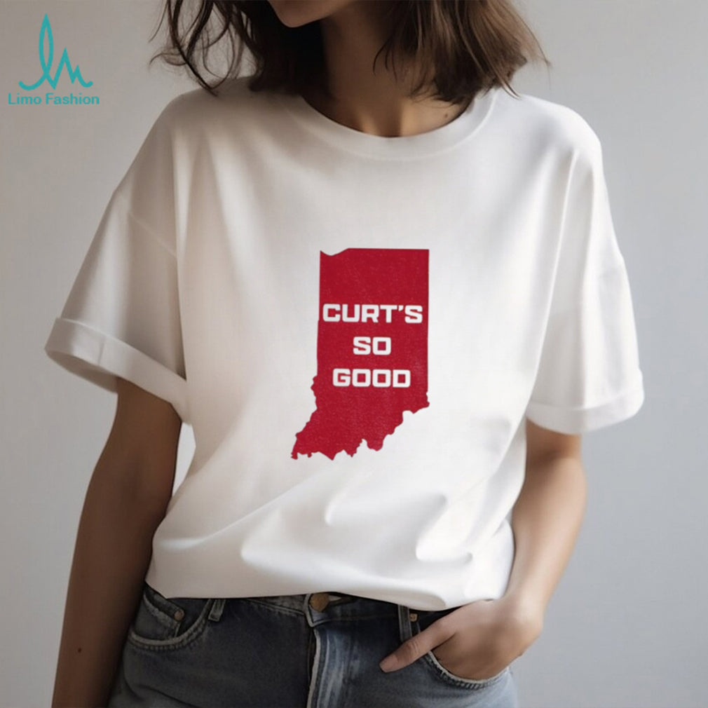 Curt’s So Good Indiana Hoosier football fan sports shirt