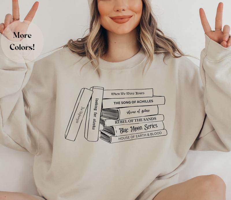 Custom Bookshelf Bookworm Sweatshirt, Librarian Shirt, Booktok Merch, Librarian Shirt, Book Lover Shirt, Custom Reader...