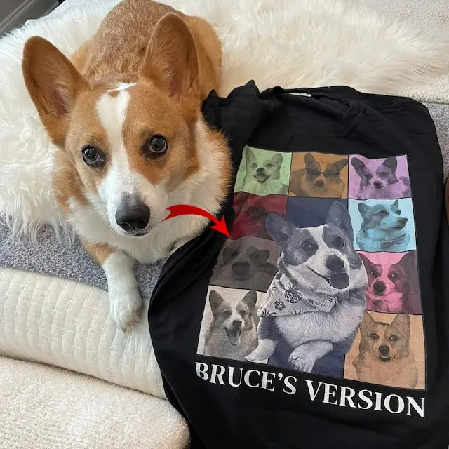 Custom Dog  shirt, Custom Dog Cat Shirt, Custom Pet Portrait Shirt, HL20 Hoodie, Sweatshirt | PureTeeCo.com