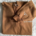 Custom Embroidered Roman Numeral Valentine's Day Hoodie, Personalized Date and Initial Couples Gift, Engagement and...