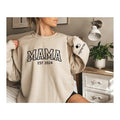 Custom Mama Sweatshirt with Date and Children Name on Sleeve Sweatshirt, Hoodie, T-Shirtstyle{n002}2 T-Shirts | PureTeeCo.com