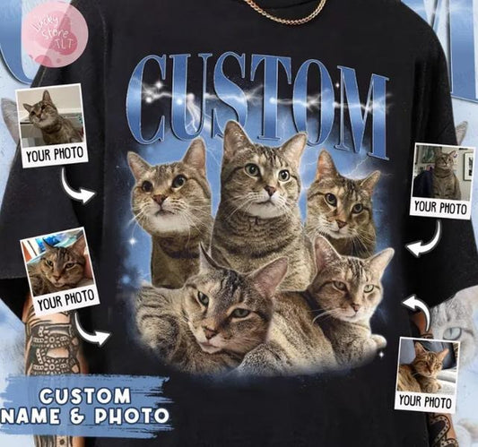 Custom Pet Bootleg Shirt, Custom Photo Shirt, CUSTOM Your Own Bootleg Idea Here, Pet Photo Shirt