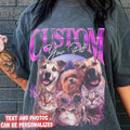 Custom Pet Shirt, Custom Vintage T Shirts, Vintage 90s Rap T Shirt, Custom Bootleg Rap Tee, Vintage dog shirt, Custom Dog...