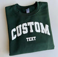 Custom Puff Design Sweatshirt, Embossed Design Sweatshirt, Custom Shirt, Personalized Puff Writing , Customized Embossed...