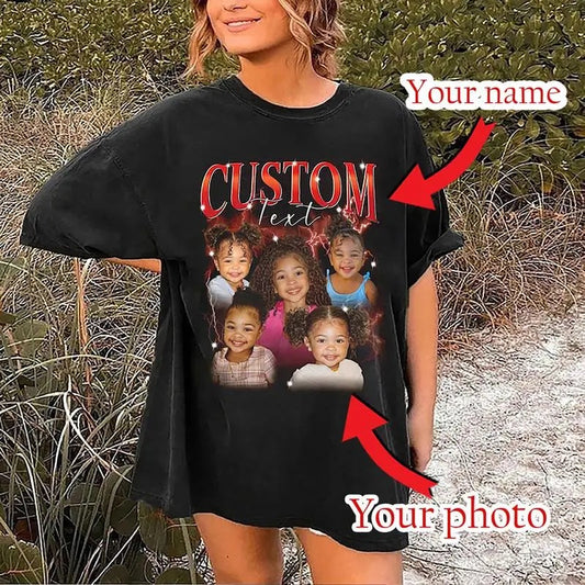 Custom Your Own Bootleg Idea Here Shirt, Custom Photo Shirt, Personalized shirt, Custom Girlfriend Shirt, HL93