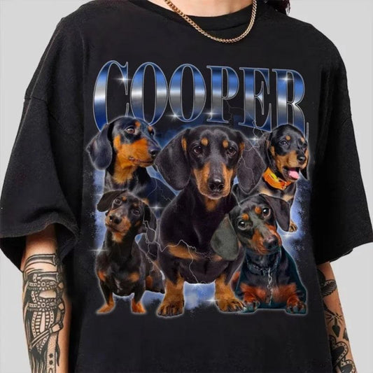 Custom Your Pet T-Shirt, Personalized Pet T-Shirt, Vintage Custom Dog Shirt, Custom Photo Shirt, Pet Photo Shirt, Ideal for Pet Lovers, HL139