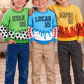 Custom Name Ice Cream Drip For Baseball Basketball Football Lovers - Personalized Unisex Ugly Sweater