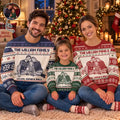 Custom Photo Christmas Family Matching Sweater - Personalized Unisex Ugly Sweater