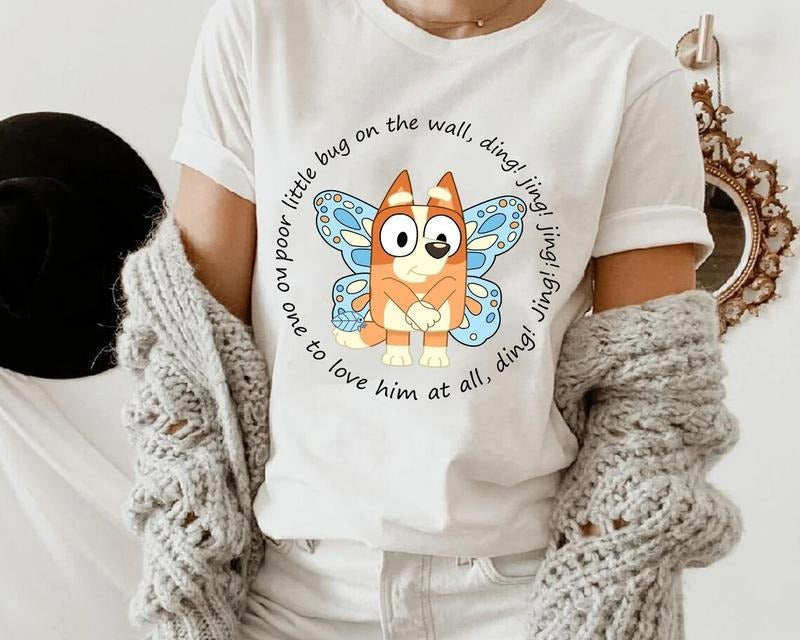 Cute Bluey T-Shirt, Bluey Birthday Sweatshirt, Bluey Family Women's Shirt, Family Matching Shirt, Trending Shirt. Hoodie