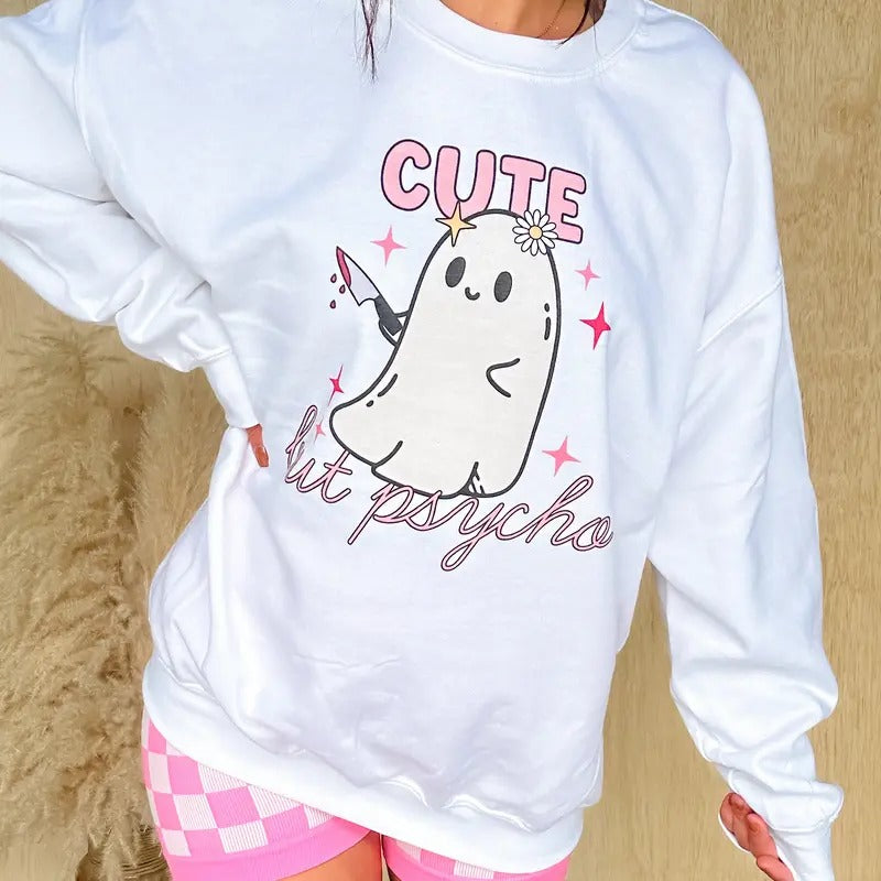 Cute But Psycho Graphic Top T-Shirts, Hoodie, Sweatshirt | PureTeeCo.com