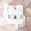 Cute Cat Christmas Sweatshirt, Cat Lover Gift For Christmas, Womens Christmas Sweatshirt, Holiday Sweatshirt, Cat Mommy...