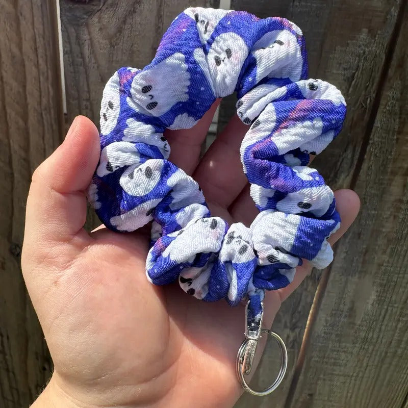 Cute Ghost Scrunchie Wristlet Keychain T-Shirts, Hoodie, Sweatshirt | PureTeeCo.com