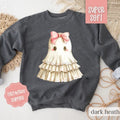 Cute Ghost Sweatshirt, Fall Crewneck, Womens Sweatshirt, Halloween Sweater cute ghoststyle{n002}2 T-Shirts, Hoodie