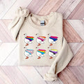 Cute LGBT Goose Sweater, LGBT Shirt, LGBT Gooses Sweatshirt, Rainbow Ally Shirt, Respect Pronouns Day Tees, Silly Goose...