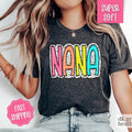 Cute Nana Shirt, Mother's Day Gift, Nana Crewneck, Oversized Shirt, Gift for Nana Tshirt Hoodie, Sweatshirt | PureTeeCo.com