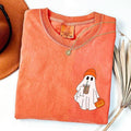 Cute Spooky Coffee Shirt, Coffee Ghost Sweatshirt, Little Ghost Iced Coffee Shirt, Boo Ghost Shirt, Ghost Coffee Shirt,...