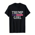 Cute Vintage Vote Trump Girl Republican US Flag 2024 Womens T-Shirt Hoodie, Sweatshirt | PureTeeCo.com