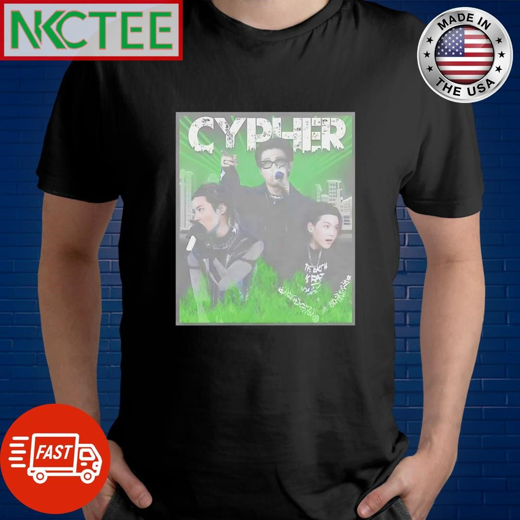 Cypher Bts Rapline vintage shirt