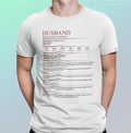 D&D Husband Stat Block Shirt | Dungeons and Dragons T-Shirt Hoodie, Sweatshirt | PureTeeCo.com