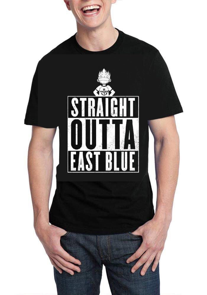 Straight Outta East Blue T-Shirt Hoodie, Sweatshirt | PureTeeCo.com
