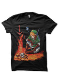 Dark Link Black Half Sleeve T-Shirt Hoodie, Sweatshirt | PureTeeCo.com