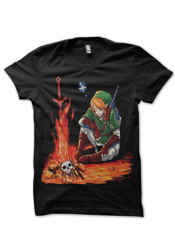 Dark Link Black Half Sleeve T-Shirt Hoodie, Sweatshirt | PureTeeCo.com