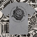 DARKNESS FADES rose print men casual tees designer - Naughty Clothes Men Hoodie, Sweatshirt | PureTeeCo.com