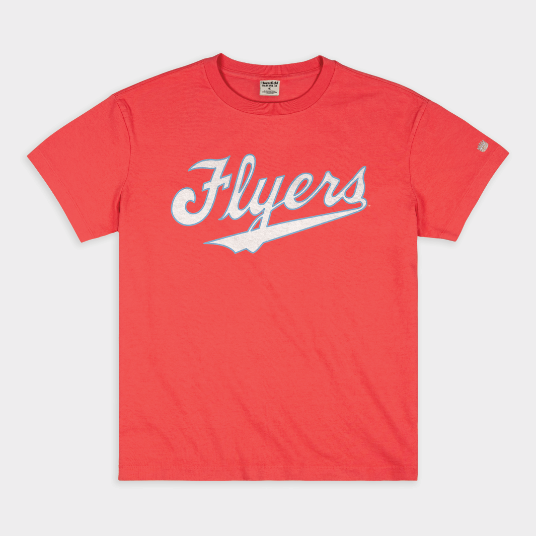 Vintage Dayton Flyers Script Vintage Heavyweight Tee Hoodie, Sweatshirt | PureTeeCo.com