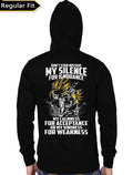 Dont Ever Mistake My Silence For Ignorance DBZ Black Hoodie T-Shirts, Sweatshirt | PureTeeCo.com