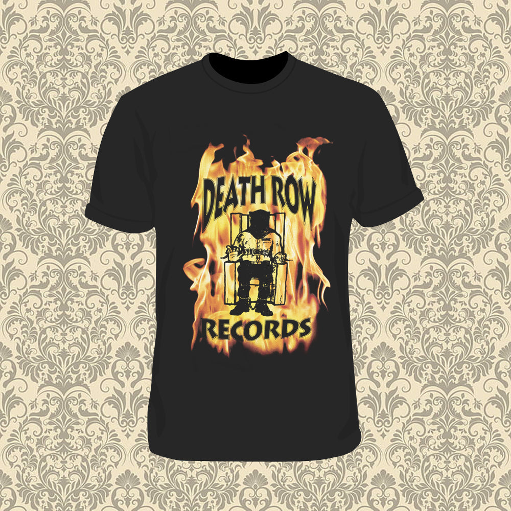 DEATH ROW RECORDS FIRE T SHIRT adm Hoodie, Sweatshirt | PureTeeCo.com