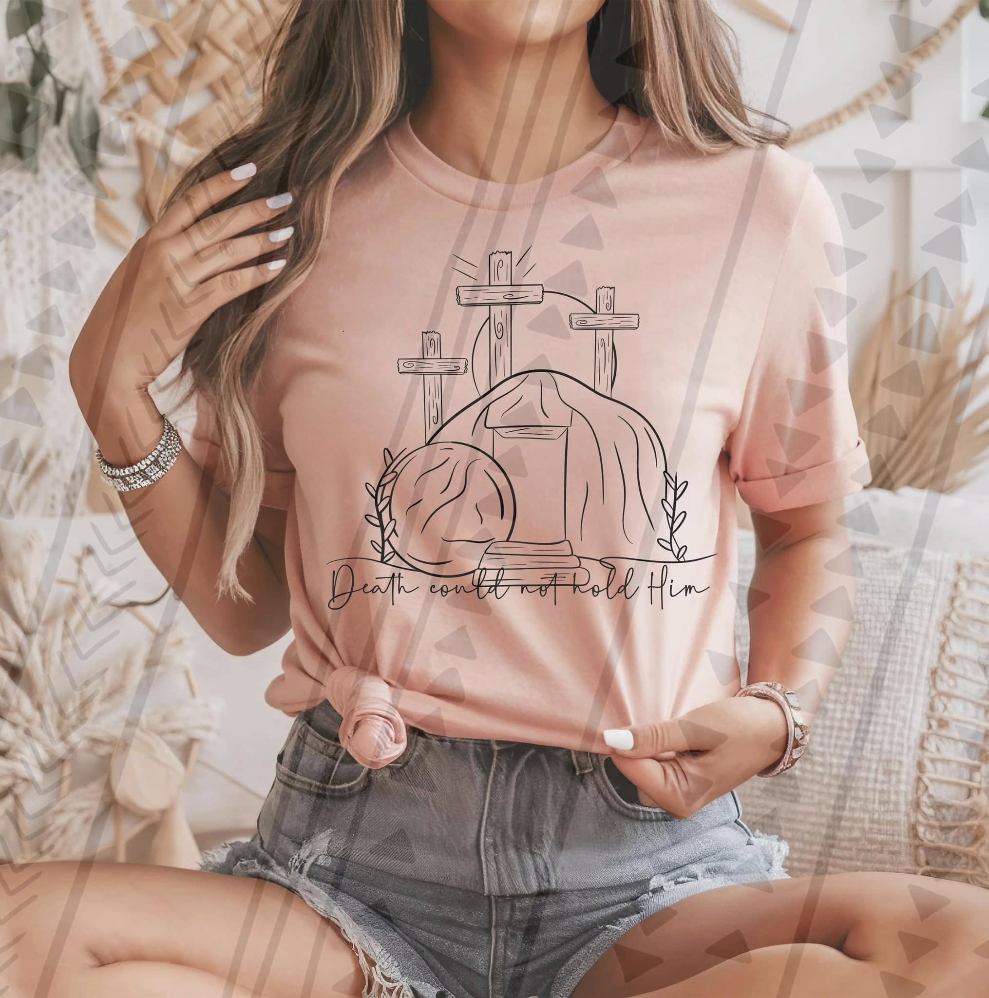 DEATH WOULD NOT HOLD HIM TEE Hoodie, Sweatshirt | PureTeeCo.com (Image 1)