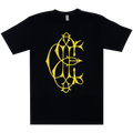 Monogram Black T-Shirt Hoodie, Sweatshirt | PureTeeCo.com (Image 1)