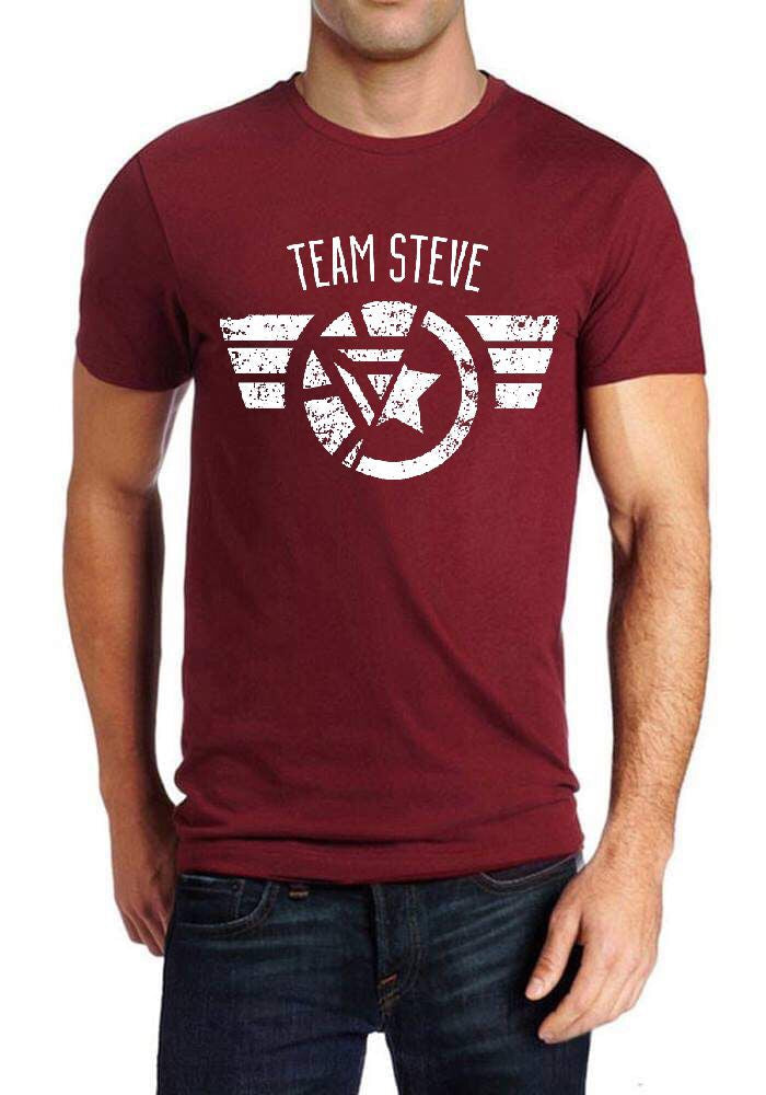 Team Steve Maroon Tee Hoodie, Sweatshirt | PureTeeCo.com