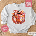 DIsco Pumpkin Sweatshirt, Preppy Fall Crewneck, Womens Sweatshirt, Halloween Sweater T-Shirts, Hoodie | PureTeeCo.com