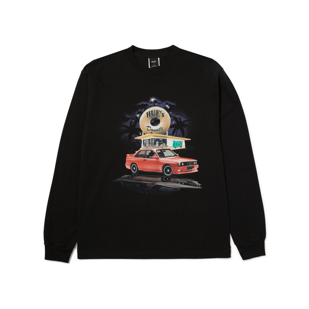 Drive Thru Long Sleeve T-Shirt Hoodie, Sweatshirt | PureTeeCo.com (Image 1)