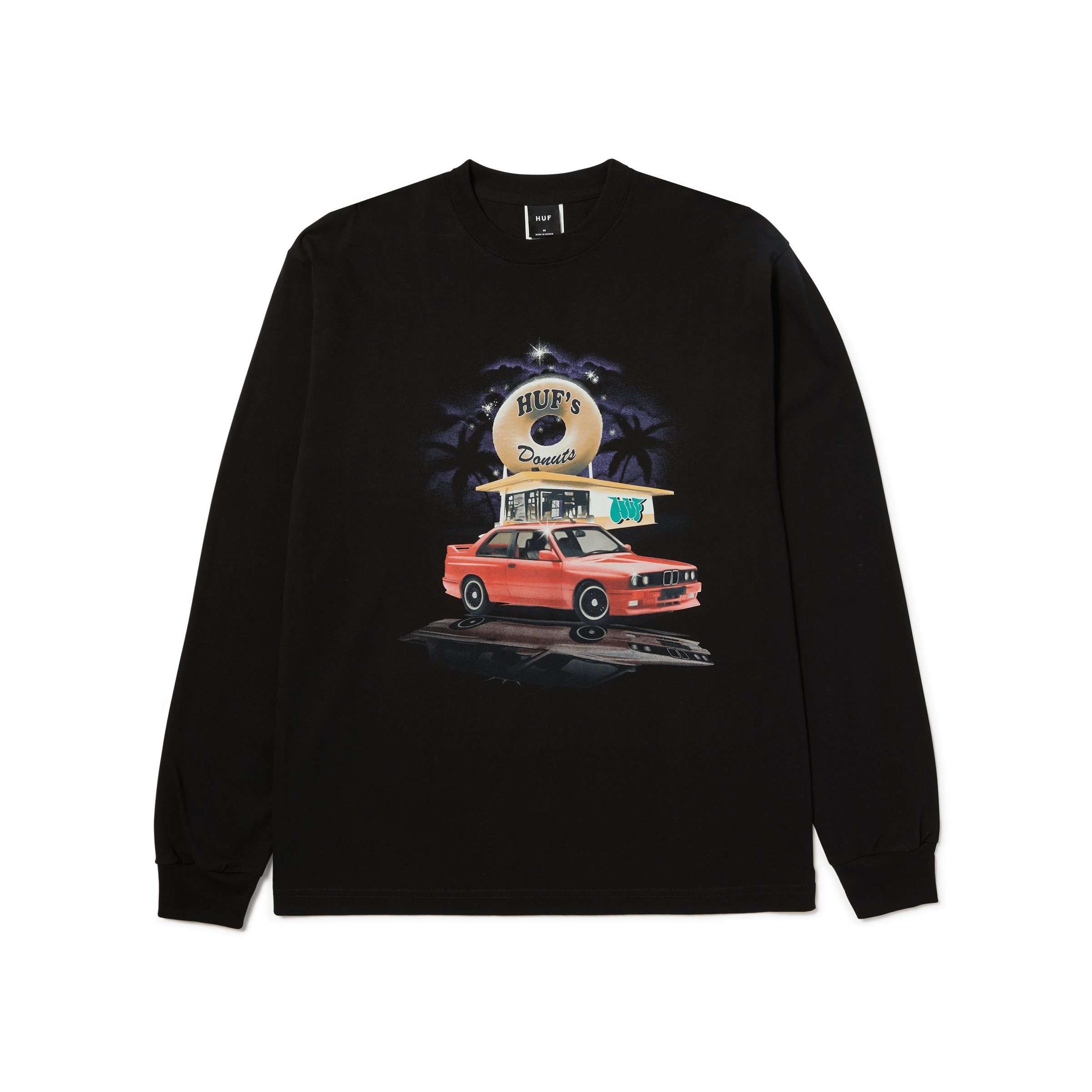 Drive Thru Long Sleeve T-Shirt Hoodie, Sweatshirt | PureTeeCo.com (Image 1)