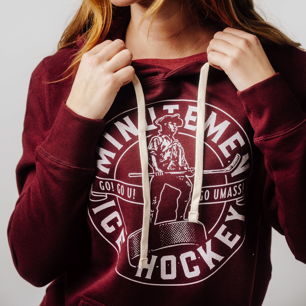 UMass Minutemen Ice Hockey Retro Hoodie T-Shirts, Sweatshirt | PureTeeCo.com (Image 2)