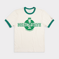 Retro Delta State Statesmen Basketball Ringer Tee Hoodie, Sweatshirt | PureTeeCo.com (Image 1)