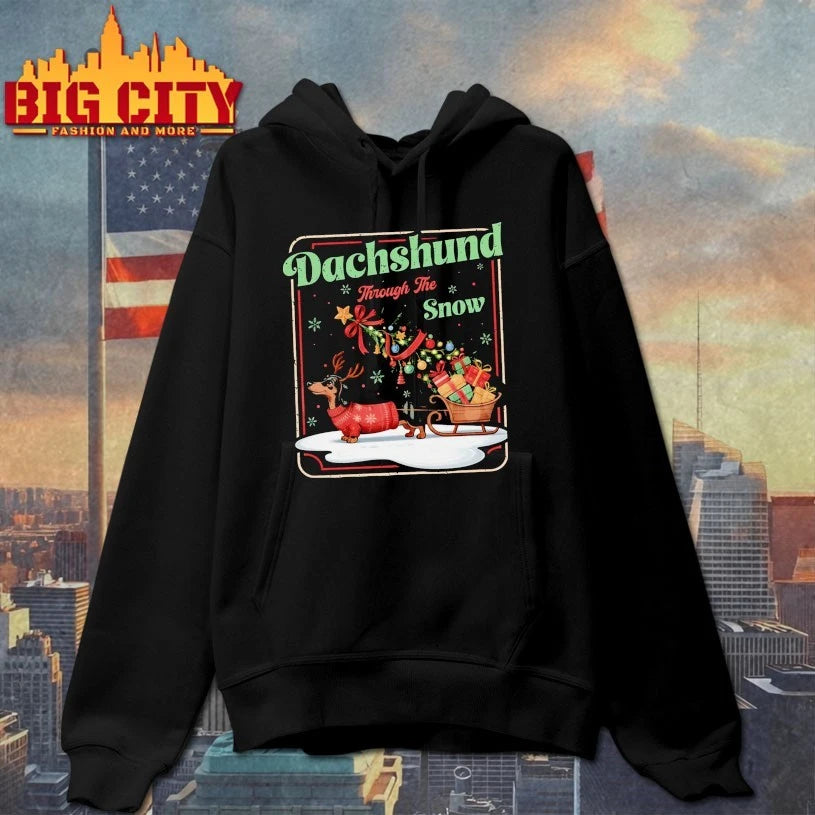 Dachshund Through The Snow Christmas 2025 shirt