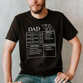 Dad Character Sheet Shirt, Role Playing Game Sweatshirt, Dungeons and Dragons Shirt, Dungeon Master T-Shirt, DND Dad...