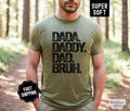 Dad Daddy Dad Bruh Shirt, Fathers Day Tshirt, Fathers Day Gift for Dad, Dad Gift From Child, Dad Soft Cotton Shirt...