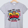 Dad Graffiti Shirt for Men Funny Hero King Man of God Father's Day Gift Unisex Premium 100% Cotton Hoodie, Sweatshirt