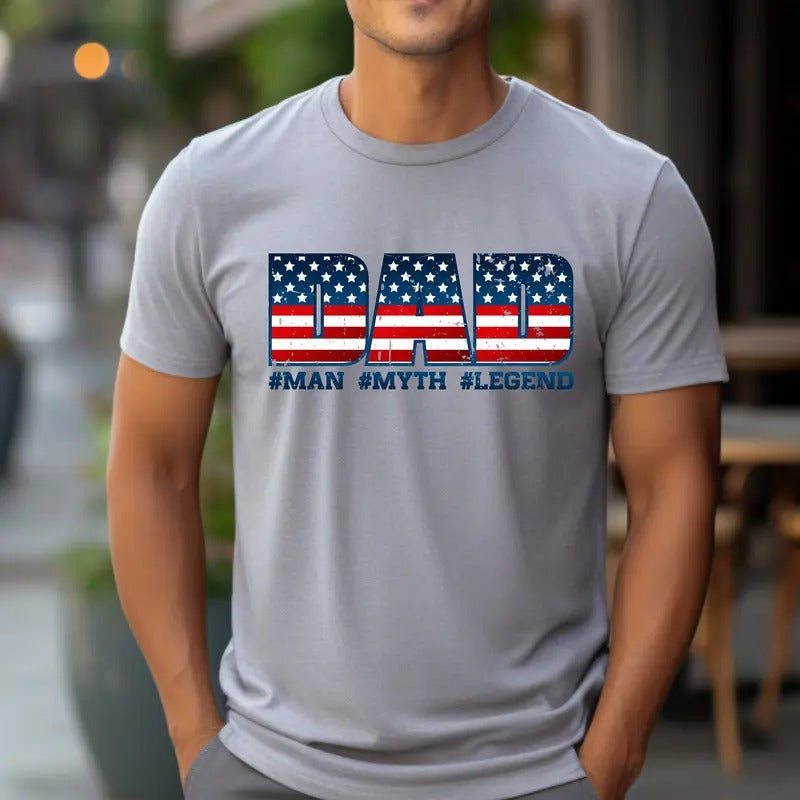 Dad Man Myth Legend Tee Shirt Father's Day  sweater and hoodie Sweatshirt | PureTeeCo.com