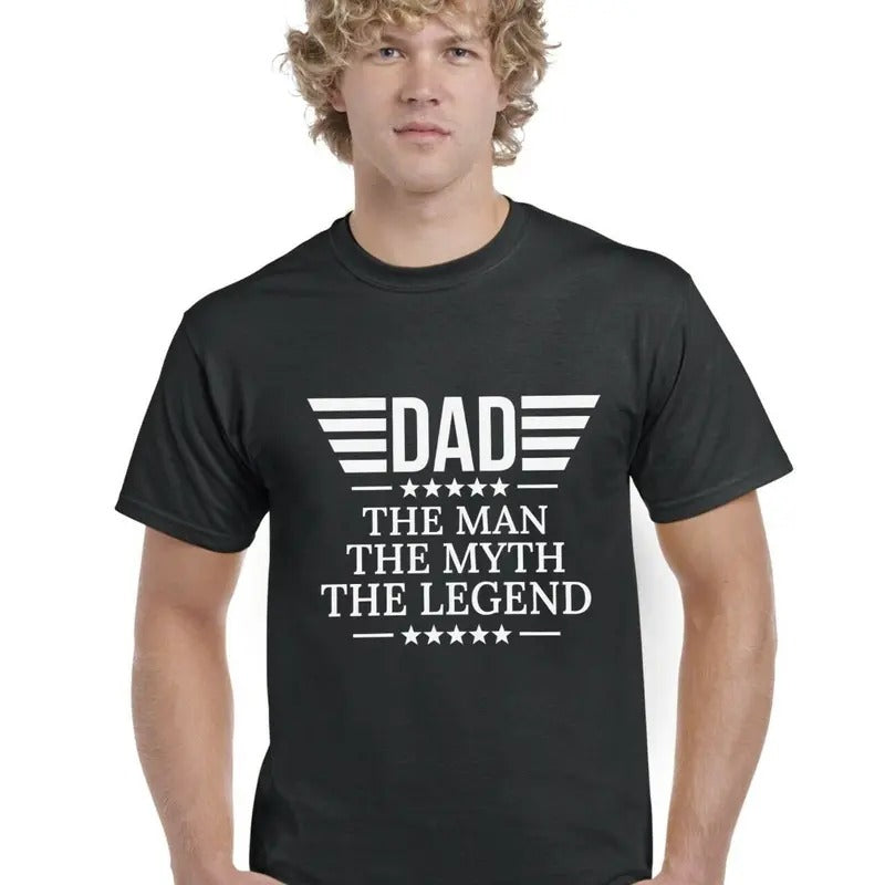 Dad The Man The Myth The Legend Adults T-shirt Men Daddy Father Tee Top  sweater and hoodie Sweatshirt | PureTeeCo.com